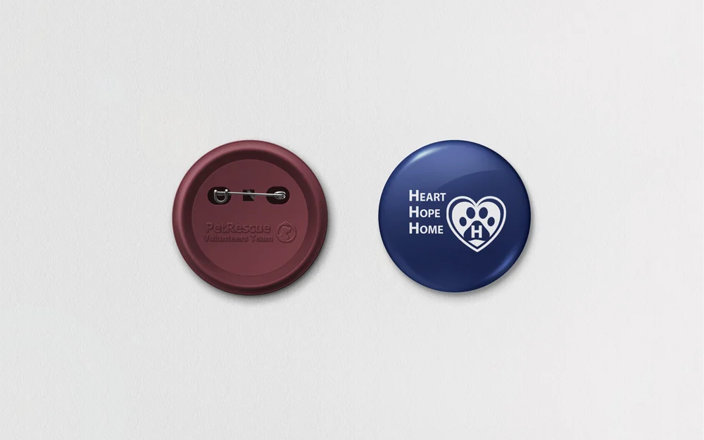 Heart Home Hope Badge